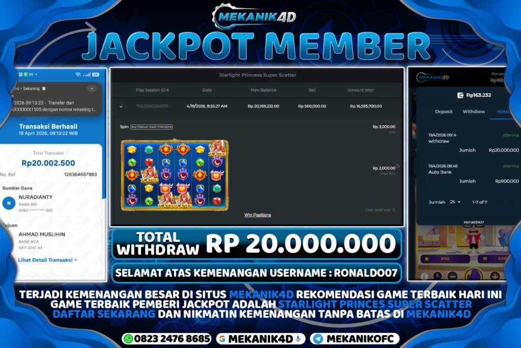 JACKPOT GAME STARLIGHT PRINCESS SUPER SCATTER